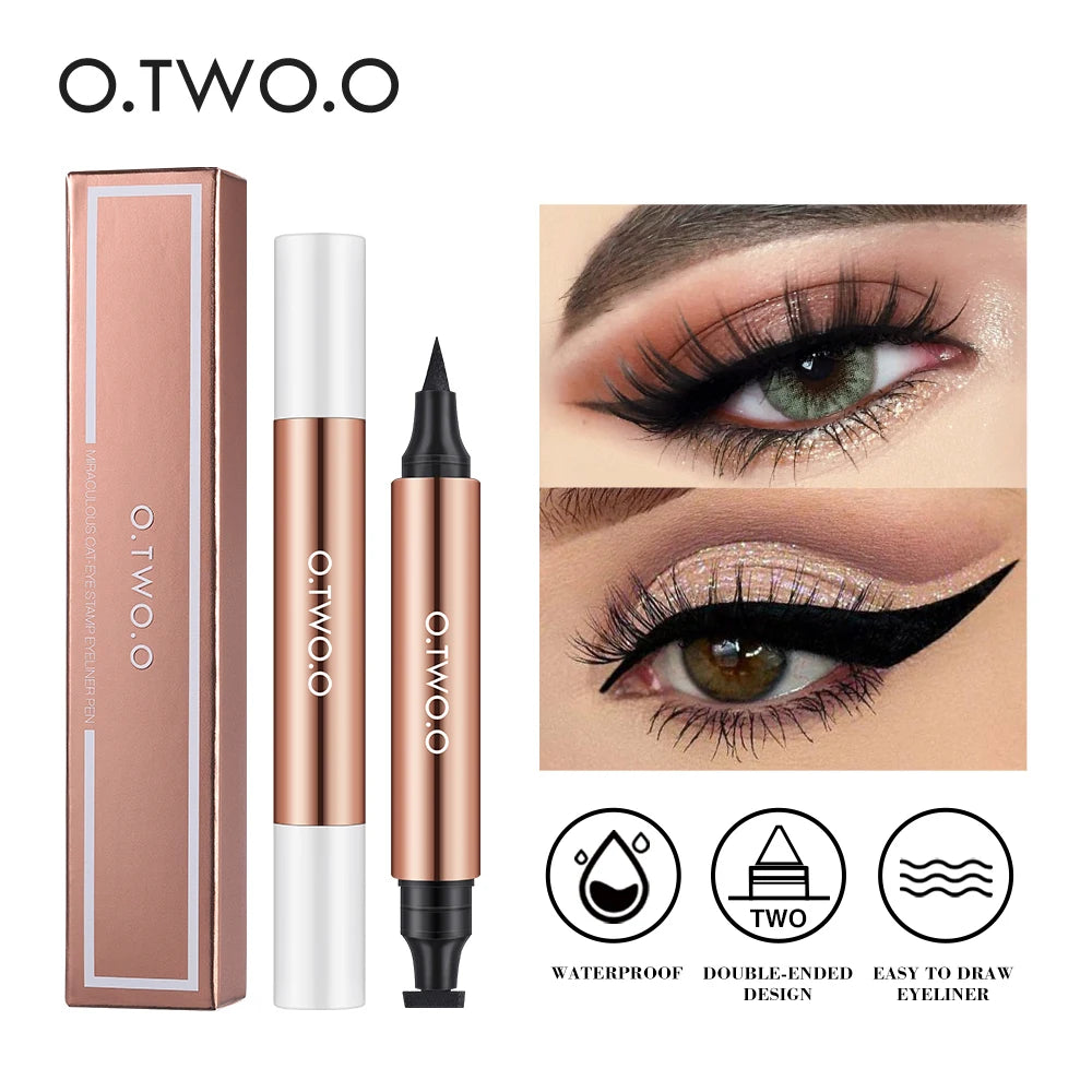 O.TWO.O Eyeliner Stamp Black Liquid Eyeliner Pen