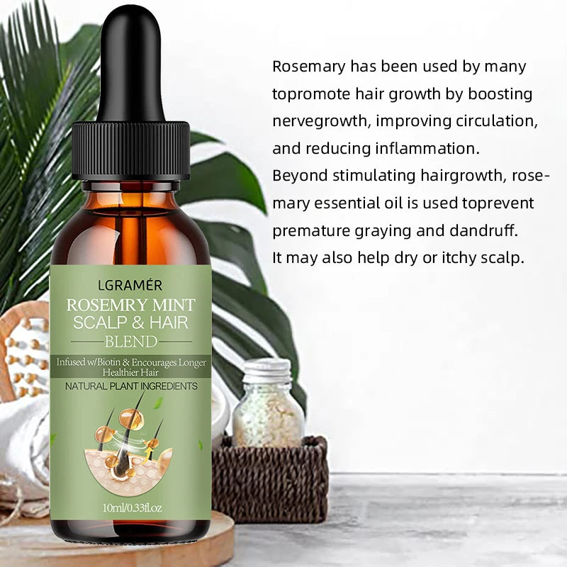 Hair Growth Essential Oil Rosemary Mint