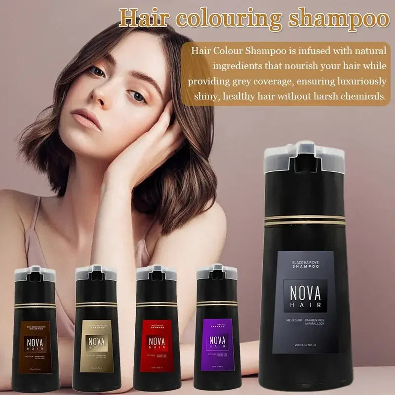 Nova Hair Instant Dye Shampoo