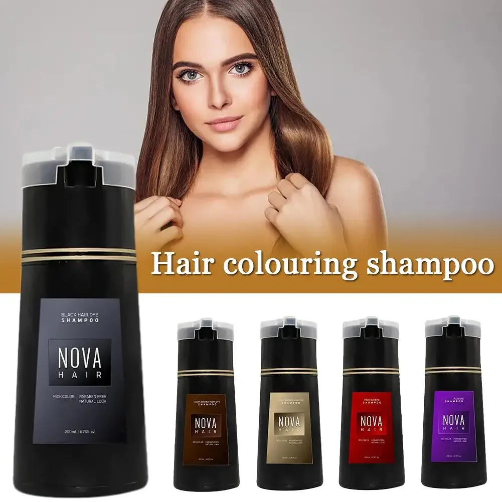 Nova Hair Instant Dye Shampoo