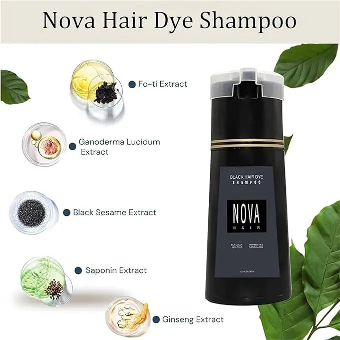 Nova Hair Instant Dye Shampoo