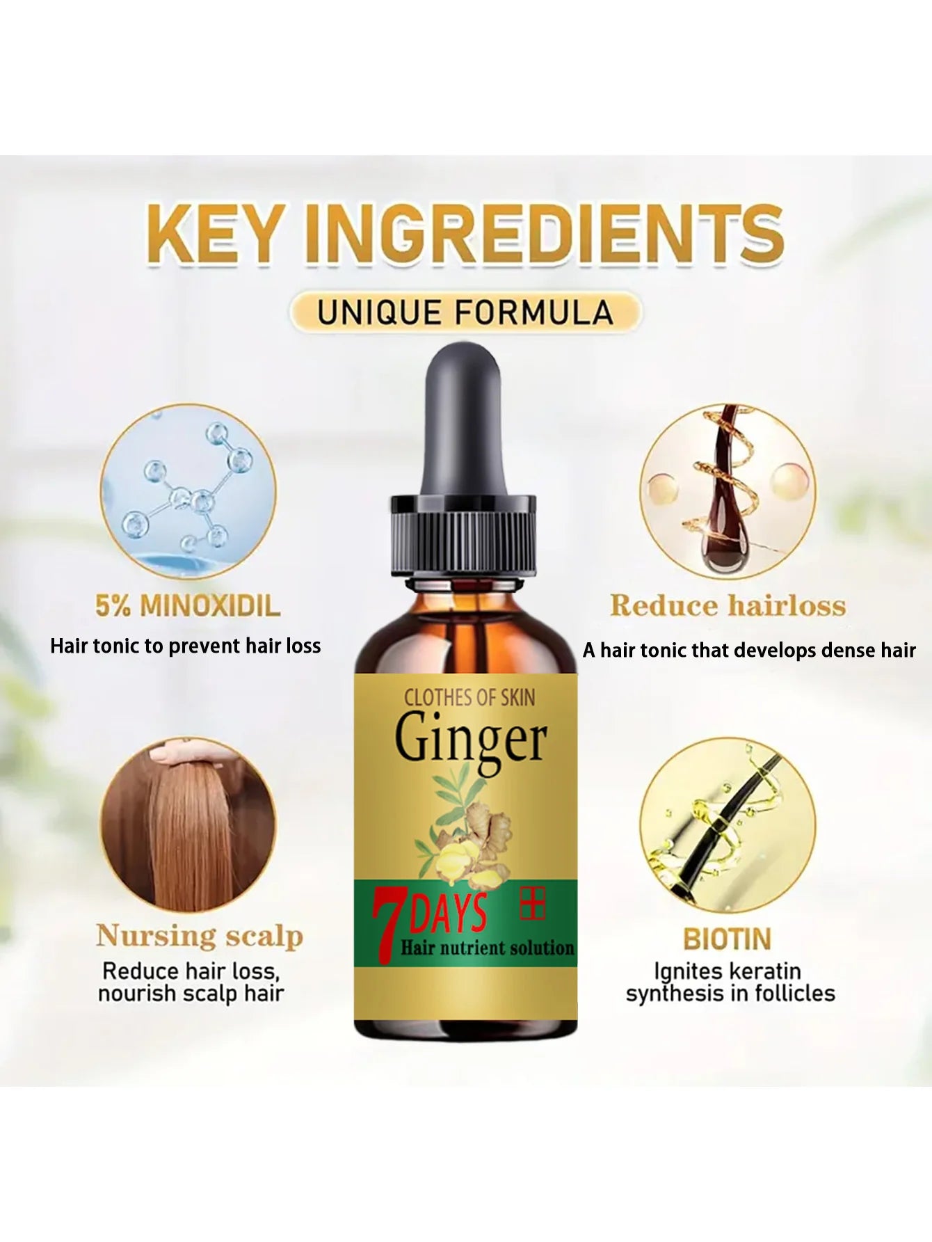 Ginger Hair Growth Essential Oil