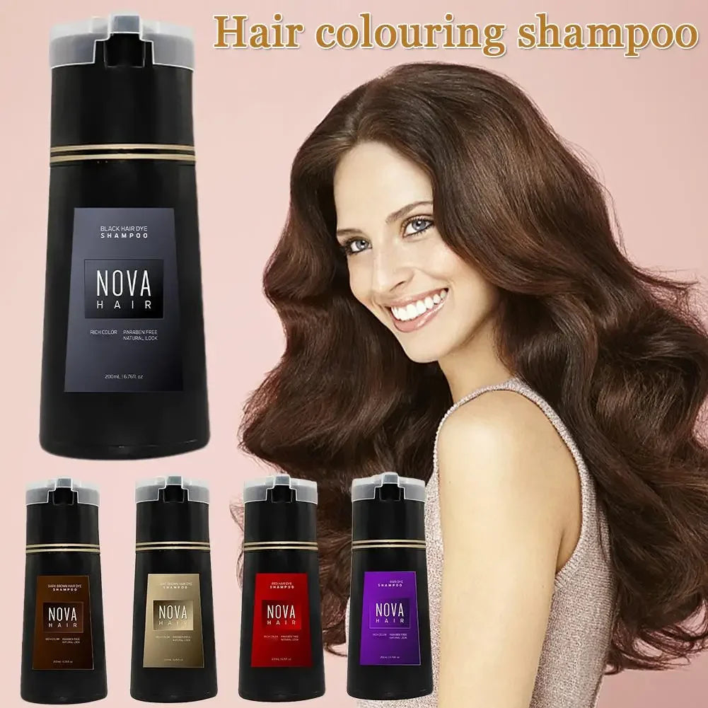 Nova Hair Instant Dye Shampoo