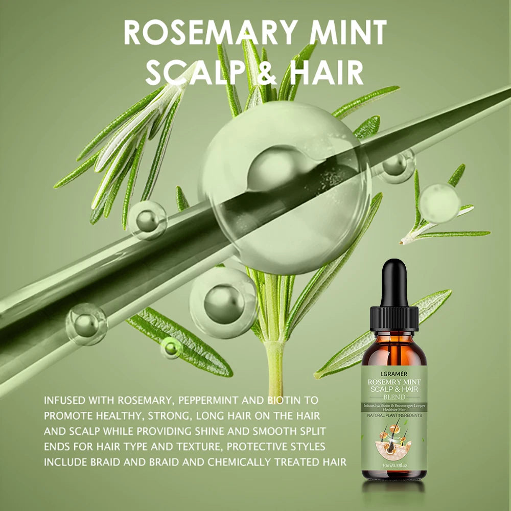 Hair Growth Essential Oil Rosemary Mint