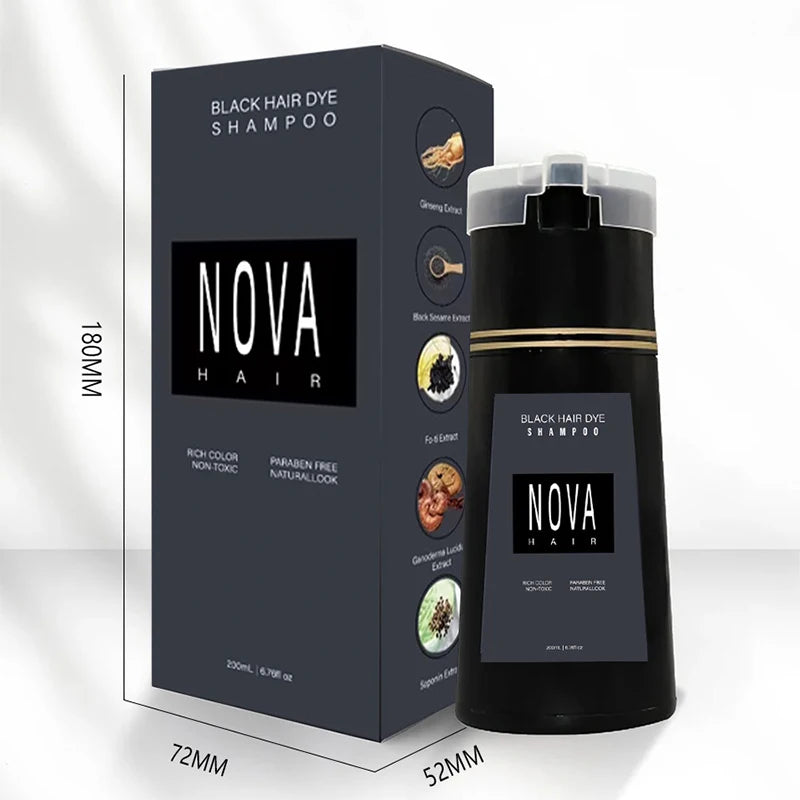 Nova Hair Instant Dye Shampoo