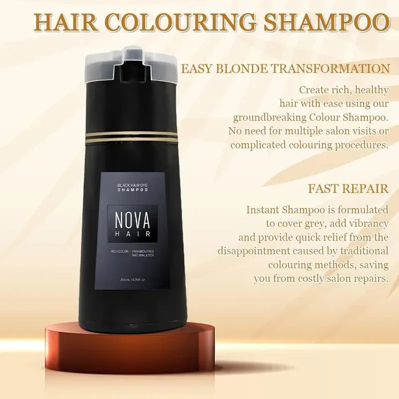 Nova Hair Instant Dye Shampoo