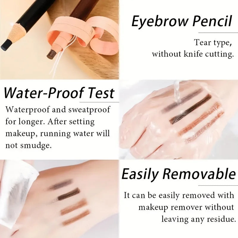 Tear Off Pull Line Eyebrow Pencil