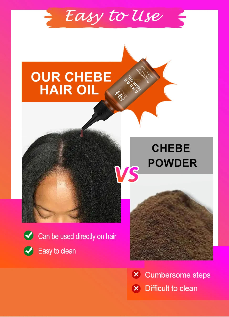 All Chebe Product Crazy Hair Growth Oil